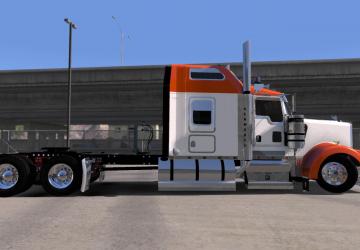 Kenworth W900 Aero Cab Custom version 1.0 for American Truck Simulator (v1.32.x, - 1.35.x)