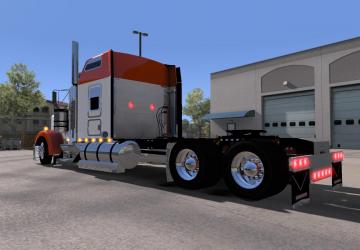 Kenworth W900 Aero Cab Custom version 1.0 for American Truck Simulator (v1.32.x, - 1.35.x)