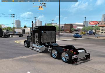 Kenworth W900 Aerocab version 1.0 for American Truck Simulator (v1.35.x, 1.36.x)