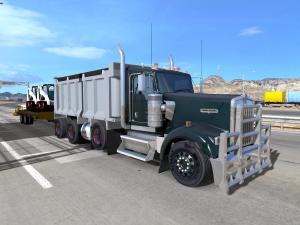 Kenworth W900 Tandem Dump Truck version 1.0 for American Truck Simulator (v1.6.x, - 1.30.x)