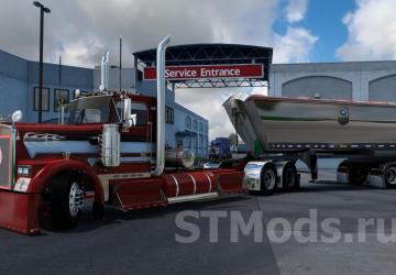 Kenworth W900 L/B Custom version 1.6 for American Truck Simulator (v1.48.x)