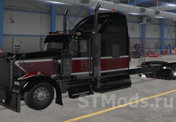 Kenworth w900 Long version 1.5 for American Truck Simulator (v1.48.x)