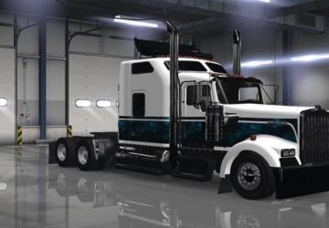 Kenworth W900ex version 1.1 for American Truck Simulator (v1.39.x)