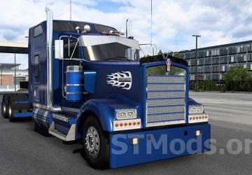 Kenworth W900L Custom version 1.3 for American Truck Simulator (v1.54.x)