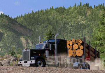 Kenworth W900L Custom version 1.3 for American Truck Simulator (v1.54.x)