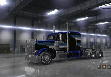 ROML Combo Skin for Peterbilt 389 and Custom Trailers v1.0 for American Truck Simulator (v1.32.x, - 1.35.x)