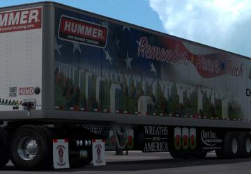 50 Skin Combo Pack for Dry Van and Kenworth T680 v2.0 for American Truck Simulator (v1.35.x, 1.36.x)
