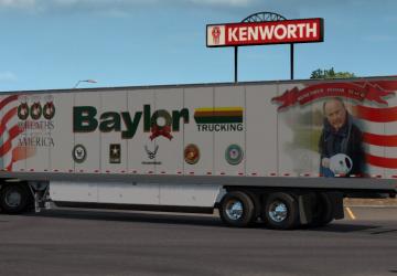 50 Skin Combo Pack for Dry Van and Kenworth T680 v2.0 for American Truck Simulator (v1.35.x, 1.36.x)