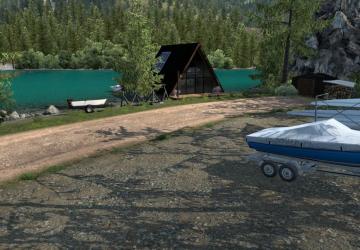 Lake cabin version 1.0 for American Truck Simulator (v1.44.x)