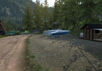 Lake cabin version 1.1.3 for American Truck Simulator (v1.47.x, 1.48.x)