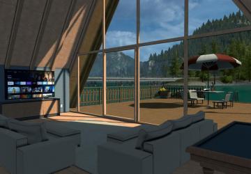 Lake cabin version 1.1.3 for American Truck Simulator (v1.47.x, 1.48.x)
