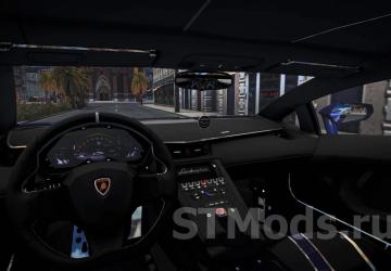 Lamborghini Aventador SVJ 2018 version 1.7 for American Truck Simulator (v1.48.x)