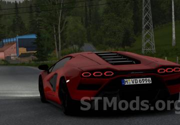 Lamborghini Countach LPI 800-4 2022 version 1.2 for American Truck Simulator (v1.49.x)