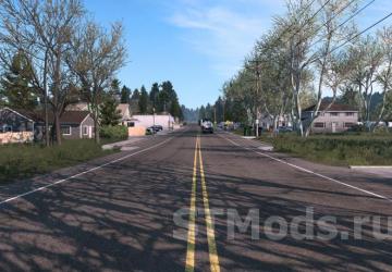 Late Autumn/Mild Winter version 4.0 for American Truck Simulator (v1.47.x)