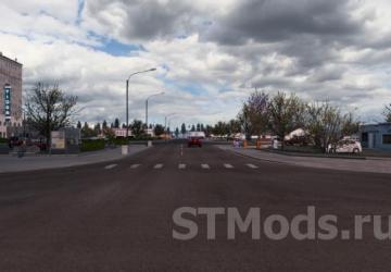 Late Autumn/Mild Winter version 4.0 for American Truck Simulator (v1.47.x)