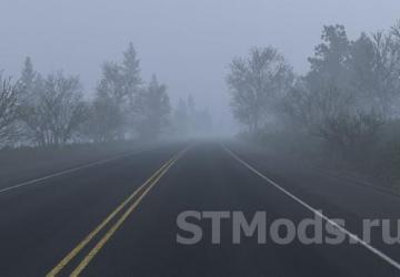 Late Autumn/Mild Winter version 4.0 for American Truck Simulator (v1.47.x)