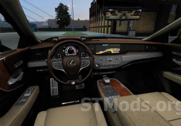 Lexus LS 500 F-Sport 2018 version 1.2 for American Truck Simulator (v1.49.x)