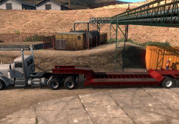 Low Boy Semi-Trailer in Ownership version 1.0 for American Truck Simulator (v1.35.x)