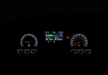 MACK Anthem Customised Dashboard version 1.4 for American Truck Simulator (v1.40.x, - 1.42.x)