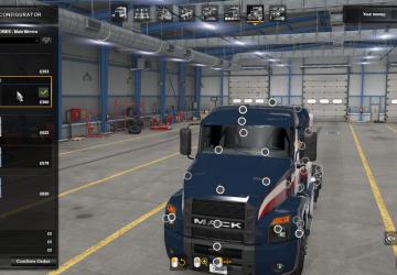 MACK Anthem New Mirrors version 1.0 for American Truck Simulator (v1.40.x)