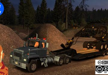 Mack RD400 Reworked version 1.0 for American Truck Simulator (v1.37.x, 1.38.x)