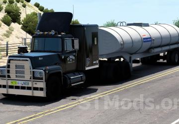 Mack RS700L & Fruehauf Tanker version 1.5 for American Truck Simulator (v1.48 и 1.49)