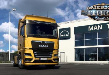 MAN TG3 TGX 2020 version 1.0 for American Truck Simulator (v1.47.x)