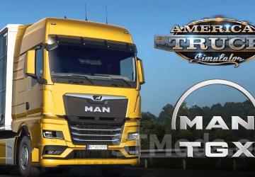 MAN TG3 TGX 2020 version 1.0.2 for American Truck Simulator (v1.48.x)