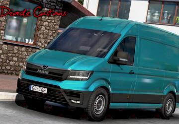 MAN TGE 3.140 version 1.1 for American Truck Simulator (v1.48.x, 1.49.x)
