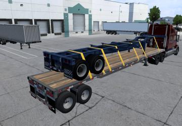 Manac Steel Flatbed version 1.4 for American Truck Simulator (v1.42.x, 1.43.x)