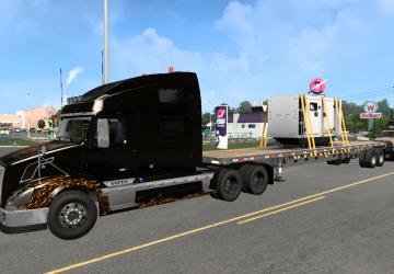 Manac Steel Flatbed version 1.4 for American Truck Simulator (v1.42.x, 1.43.x)