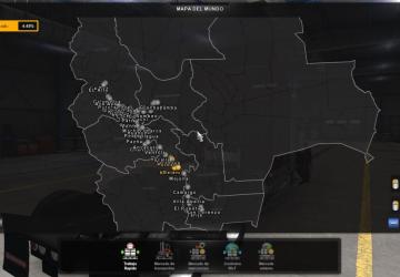 Map of Bolivia version 1.2 for American Truck Simulator (v1.39.x)