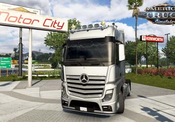 Mercedes Actros MP4 version 1.0 for American Truck Simulator (v1.46.x)