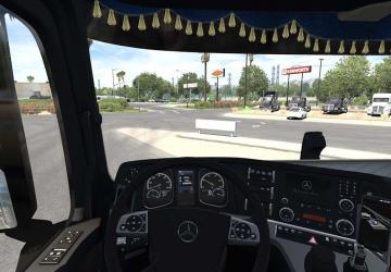 Mercedes Actros MP4 version 1.0 for American Truck Simulator (v1.46.x)