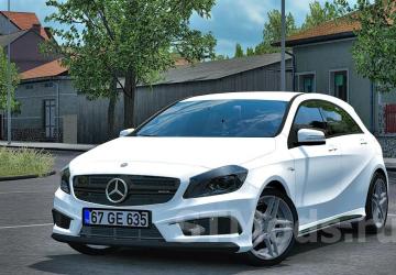 Mercedes Benz A45 version 2.4 for American Truck Simulator (v1.48.x)
