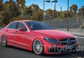 Mercedes Benz AMG C63 S 2017 version 1.3 for American Truck Simulator (v1.47.x)