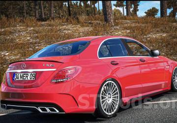 Mercedes Benz AMG C63 S 2017 version 1.5 for American Truck Simulator (v1.49.x)
