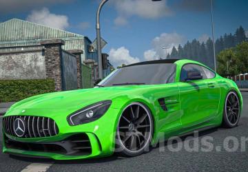 Mercedes Benz AMG GT R 2017 version 1.5 for American Truck Simulator (v1.49.x)