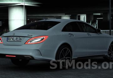 Mercedes-Benz CLS 350d 4Matic 2017 version 2.8 for American Truck Simulator (v1.49.x)