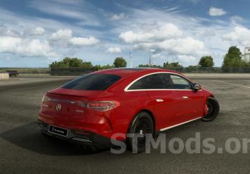 Mercedes-Benz EQS 580 4Matic 2022 version 2.0 for American Truck Simulator (v1.54.x, 1.55.x)