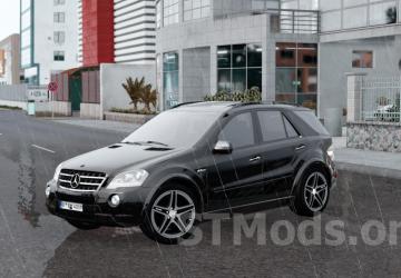 Mercedes Benz ML63 AMG 2009 version 1.7 for American Truck Simulator (v1.54.x)