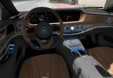 Mercedes Benz S400d 4matic 2019 version 4.3 for American Truck Simulator (v1.46.x)