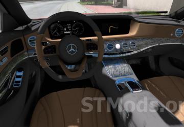 Mercedes Benz S400d 4matic 2019 version 4.5 for American Truck Simulator (v1.47.x)