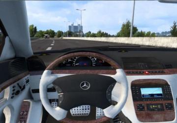 Mercedes-Benz S500 W220 version 1.0 for American Truck Simulator (v1.46.x)