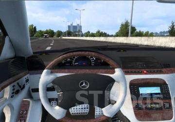 Mercedes-Benz S500 W220 version 1.1 for American Truck Simulator (v1.47.x)