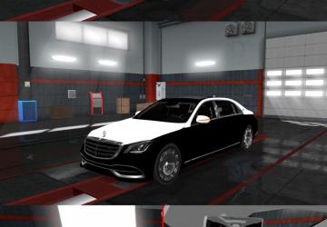 Mercedes Benz S650 Maybach 2018 version 6.1 for American Truck Simulator (v1.40.x, 1.41.x)