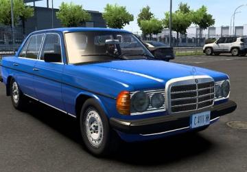 Mercedes-Benz W123 version 1.1 for American Truck Simulator (v1.46.x, 1.47.x)