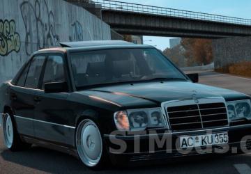 Mercedes-Benz W124 300d version 1.0.1 for American Truck Simulator (v1.48.x, 1.49.x)