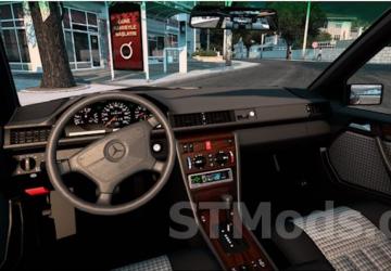 Mercedes-Benz W124 300d version 1.5 for American Truck Simulator (v1.54.x)