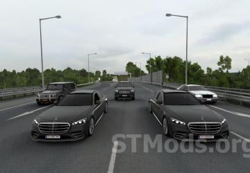 Mercedes-Benz W223 S-Class version 1.2 for American Truck Simulator (v1.48.x)